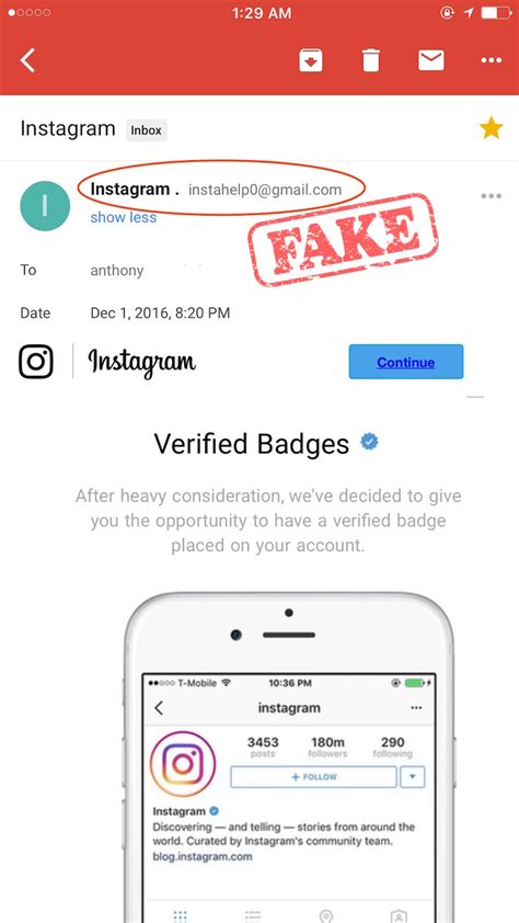 How to find instagram email. Badge Scam Instagram Emails To Beware Of - Wolf Millionaire