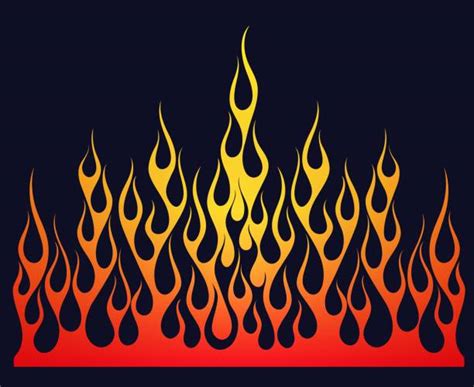Hot Rods With Flames Silhouette Illustrations Royalty Free Vector