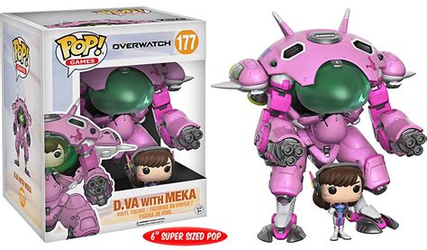 Funko Overwatch Funko Pop Games Dva With Meka 6 Vinyl Figure 177 Super