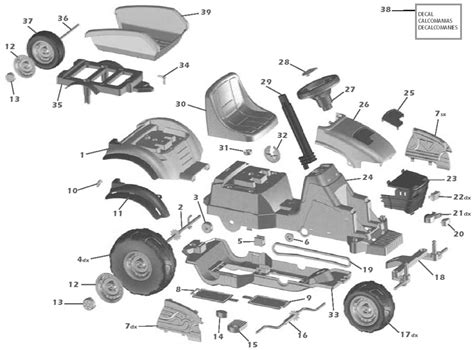 Use our part lists, interactive diagrams, accessories and expert repair advice to make your repairs easy. Peg Perego John Deere Farm Tractor With Trailer Parts