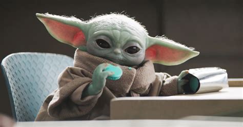 What will it look like when baby yoda has a tantrum? Secret Behind Baby Yoda's Blue Cookies Revealed by The ...