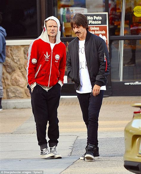Anthony Kiedis Looks Healthy Leaving Sushi Restaurant With Flea After