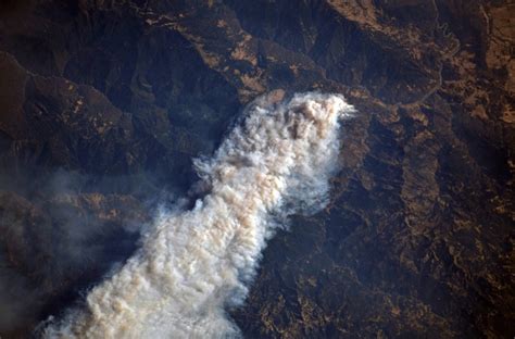 In Photos The California Wildfires As Seen From Space Space