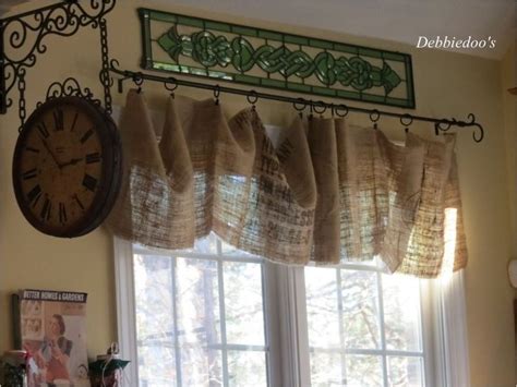 Farmhouse Country Kitchen Curtain Valances 36 In 2019 Rustic Kitchen