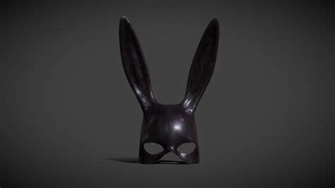 rabbit mask buy royalty free 3d model by karolina renkiewicz karolinarenkiewicz [8e0e707