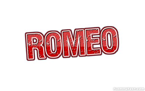 Romeo Logo Herramienta De Diseño De Nombres Gratis De Flaming Text