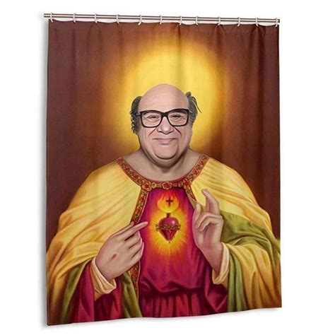 Sacred Heart Of Jesus Danny Devito Shower Curtain Wish