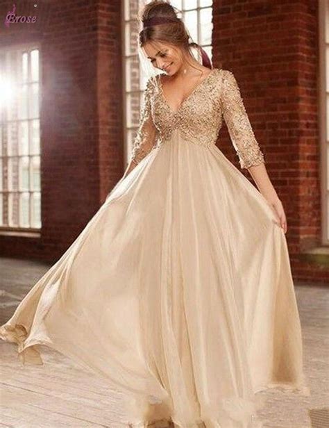 Champagne Coloured Evening Dresses Photo 1