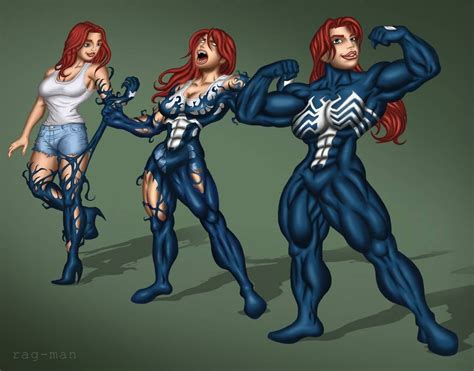 MJ Venom Transformation By Rag Man By Cyberphoenix On DeviantArt Venom Girl Black Spiderman
