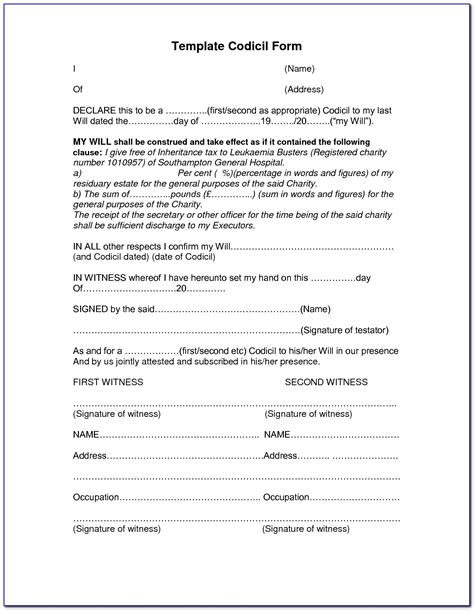 Don't wait, get your printable will template today! Free Printable Last Will And Testament Forms Australia ...