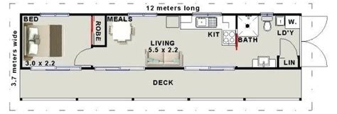 40ft Shipping Container Home Floor Plans Homeplanone