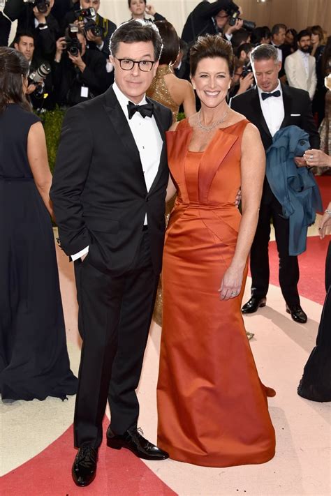 Stephen Colbert And Evelyn Mcgee Colbert Celebrity Couples At The Met Gala 2016 Popsugar
