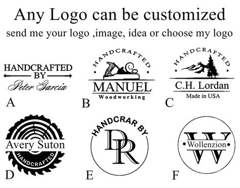 Custom Wood Burn Logo For Wood Burning Stamp With Branding Etsy