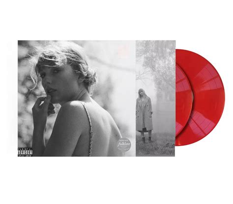 Taylor Swift Folklore Exclusive Red Color Vinyl Album Limited Editio