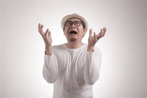 Funny Asian Man Crying Stock Photo Image Of Indonesian 173038410