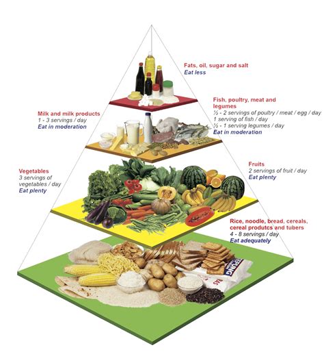 Saiz setiap aras menentukan kadar jumlah peratus yang perlu diambil setiap hari bagi setiap kumpulan makanan tersebut. Piramid Makanan ~ Pendidikan Kesihatan Remaja