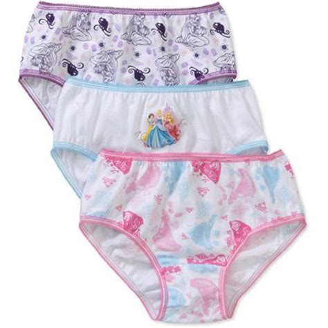 Disney Princess Girls Panties Pack Sizes R Nip Underwear