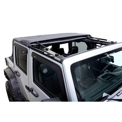 Rampage Products 139835 Trailview Fold Back Soft Top For 2007 2018 Jeep
