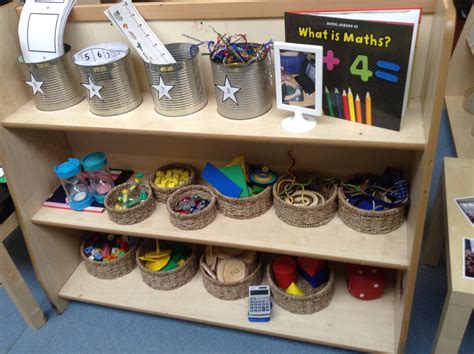 Maths Resource Shelf For Children To Help Themselves To What They Want