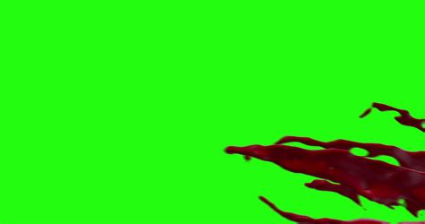 4k Blood Burst Motion Blur Green Screen 171 Stock Footage Sbv
