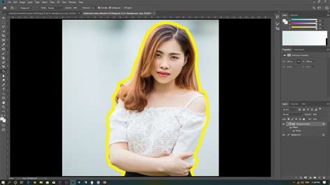 Photo To Outline Drawing Photoshop How To Create Outline Around