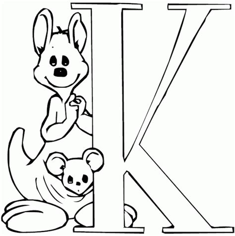 Letter K Coloring Pages For Preschoolers 3 Coloring Home