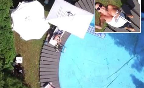 Drone Spies On Sunbathing Woman Sunbathing Women Drone Otosection