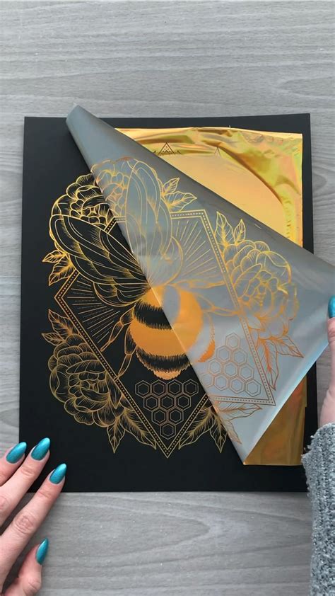 Diy Foil Art Prints With The Cricut Foil Transfer System Artofit