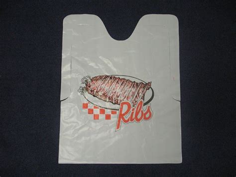Plastic Disposable Adult Bib With Ribs Logochina Wholesale Plastic