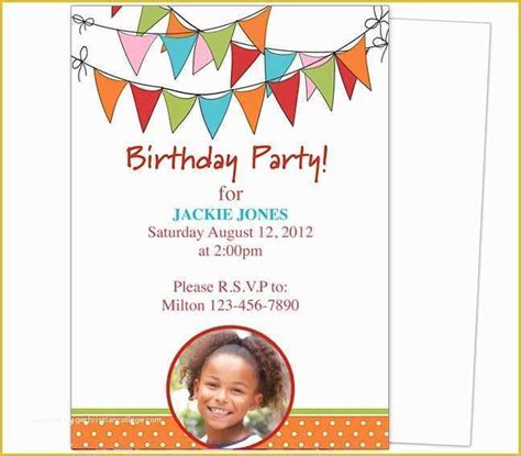 Free Childrens Party Invites Templates Of 23 Best Images About Kids
