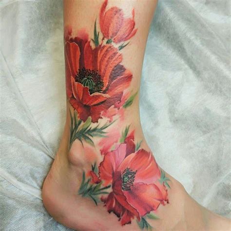 Sleeve Tattoo Designs Sleevetattoos Tatuaje En Color Tatuaje De Amapolas Tatuajes Pierna