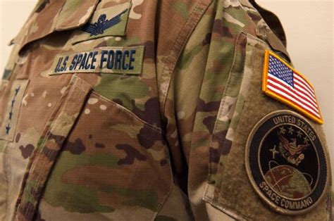 Us Space Force Uniform It S Camo To Save Money Military Says