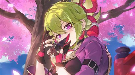 Genshin Impact: A silent Kuki Shinobu cosplay with or without a mask