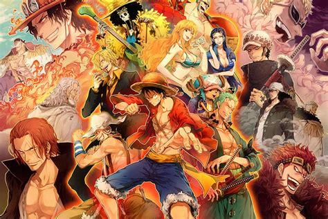 One Piece Characters Anime Poster My Hot Posters