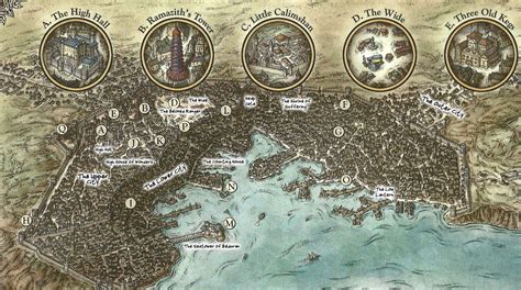 Baldurs Gate 1542×859 Fantasy City Map Fantasy Map Fantasy City
