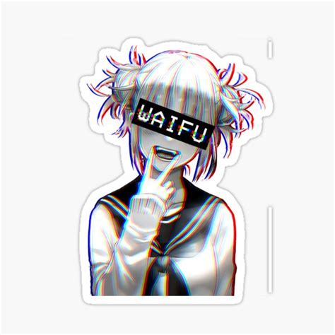 Toga Waifu Sticker For Sale By Simouser Redbubble