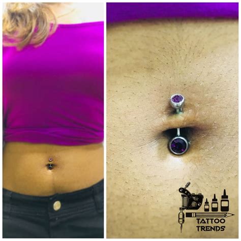 belly piercing tattootrends