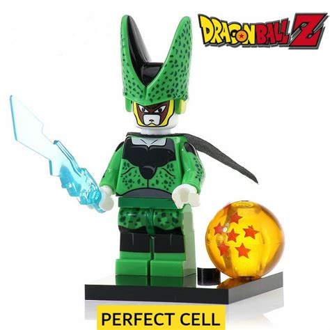 Have fun playing dragon ball z: Dragon Ball Z Mini Figure Lego Vegeta Goku Perfect Cell Majin Buu Tien Shin Han