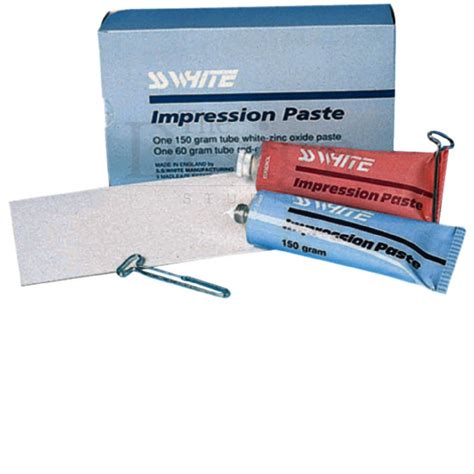 Impression Paste Soft Ss White Zinc Oxide Dehp Dental Products