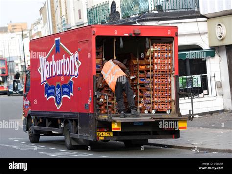 Warburtons Delivery Truck Stock Photo Royalty Free Image 38665820 Alamy