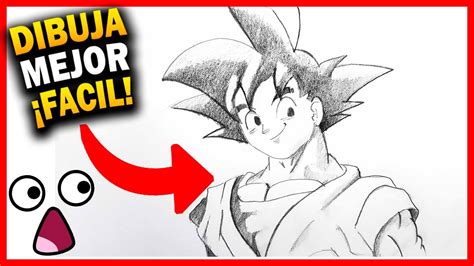 Como Dibujar A Goku Paso A Paso Facil How To Draw Goku Dragon Ball
