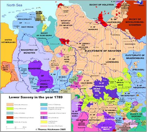 German states map for tourists. sample in original size