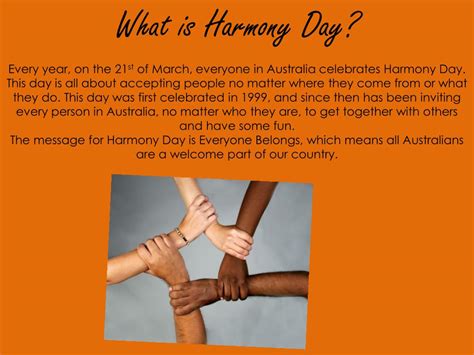 Ppt Harmony Day Powerpoint Presentation Free Download Id2453564