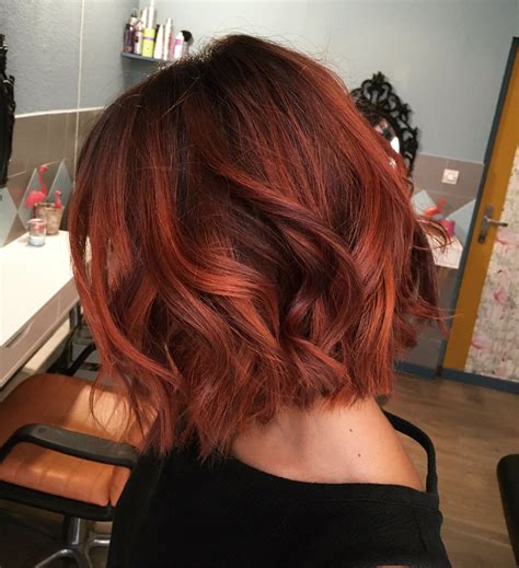 Ombré Cuivré Red Balayage Hair Hair Color Auburn Ginger Hair Color