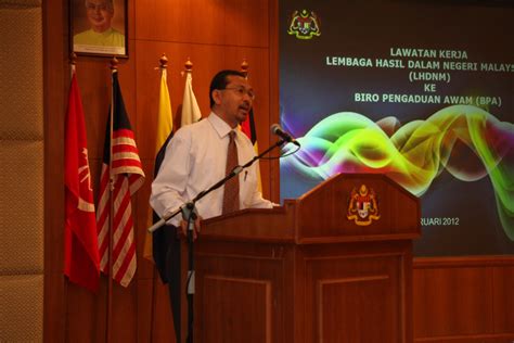 Jabatan hasil dalam negeri malaysia diperbadankan pada 1 mac 1996 dan dikenali sebagai lembaga hasil dalam. Public Complaints Bureau: Lawatan Lembaga Hasil Dalam ...