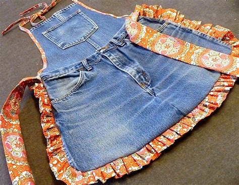 Mary Jos Cloth Design Blog Recycle Old Blue Jeans Into A Fun Apron