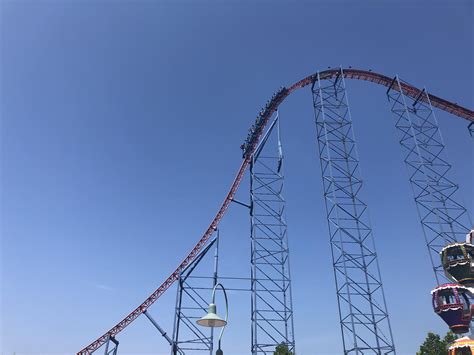 Superman Ride Of Steel At Six Flags America July 29 2019 Tr In Comments Rrollercoasters