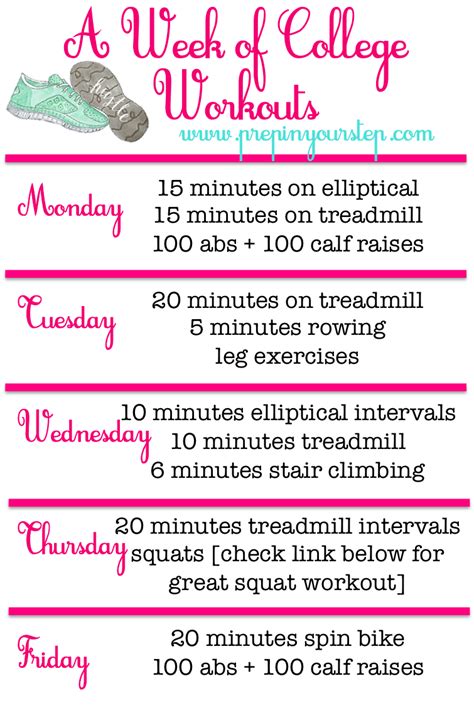 Weekly (Gym) Workout Routine 
