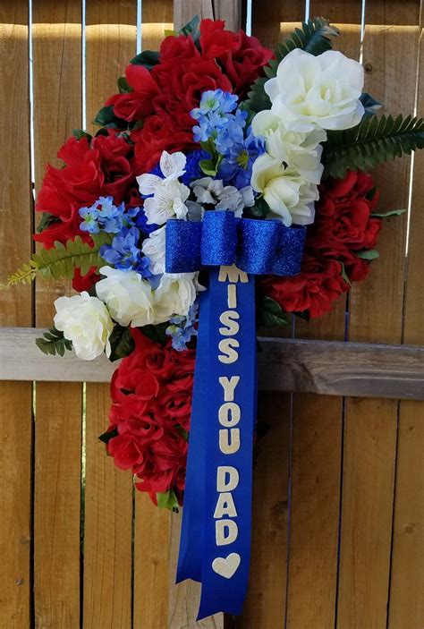 Their arrangements are specifically designed for cemeteries and funeral homes, and their list of products includes arrangements designed for cemetery vases. Cemetery Cross: made with a wood cross with silk roses ...