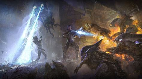 Battle Concept Art Mass Effect 2 Art Gallery
